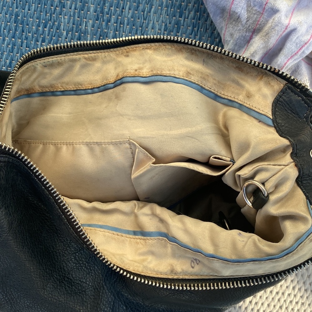 Coach Black Leather Hobo, Vintage - Picture 12 of 12